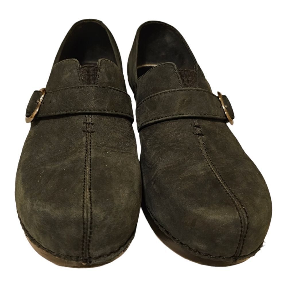 DANSKO Tamara Professional Clog Mule‎ Black Buckle Nursing Work Shoe - Size 38 - Picture 2 of 9